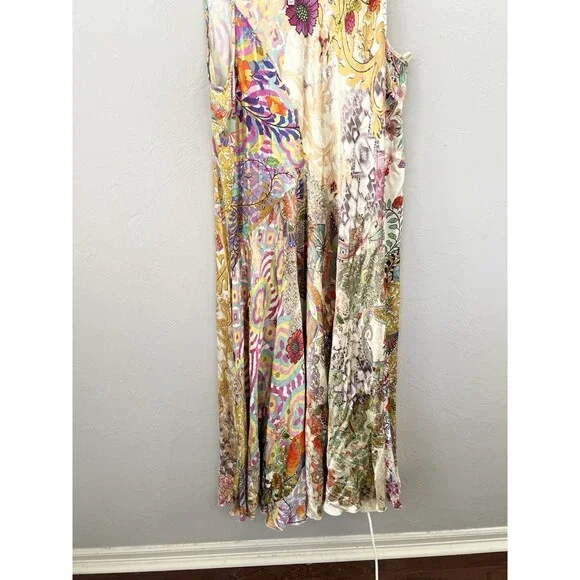 Johnny Was Multicolor Floral Maxi Dress - Picture 3 of 9